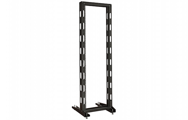 CCD ST-42U-1M-K-Ch Single-Frame Telecommunication Rack, Black (complete) внешний вид 1