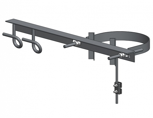 CCD 411307-TMP-123 Two-Cable Suspension Clamp Assembly