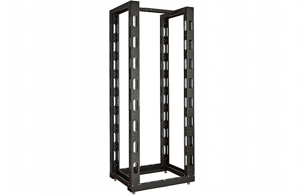 CCD ST-47U-2M-K-Ch Dual-Frame Telecommunication Rack, Black (complete) внешний вид 1