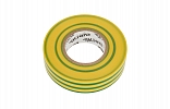 KR-09-2807 Изолента ПВХ KRANZ профессиональная, 0.18х19 мм, 20 м, желто-зеленая упаковка 10 роликов внешний вид 3