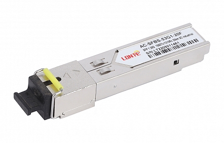 SFP 1G 1550/1310  20km SC DDM Industrial