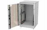 CCD ShT-NP-24U-600-1000-S  19", 24U (600x1000) Floor Mount Telecommunication Cabinet, Glass Front Door внешний вид 3