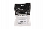 WRline WR-WS-8P8C-C5E-1 Розетка компьютерная RJ-45, категория 5e, неэкранированная, одинарная, внешняя, Dual IDC, цвет белый внешний вид 3