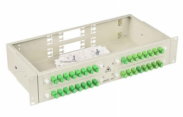 Кросс ШКОС-М -2U/4 -32 -SC    ~32 -SC/APC   ~32 -SC/APC внешний вид 2