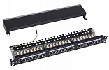 PP24-1UC6S-D05 ITK 1U 6 Category STP Patch Panel, 24 Ports (Dual), w/Cable Organizer внешний вид 2