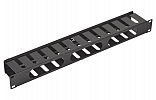 CCD OKGK-19"-1U-Ch 12 Slots Horizontal Cable Organizer with Cover, Black внешний вид 1