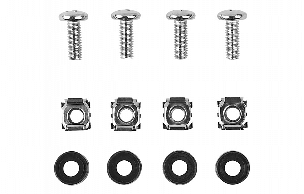Комплект крепежа (винт, шайба, гайка, 20 шт. в упак.) внешний вид 3
