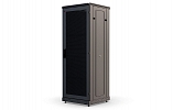 CCD ShT-NP-M-27U-800-800-P-Ch  19", 27U (800x800) Floor Mount Telecommunication Cabinet, Perforated Front Door, Black внешний вид 1