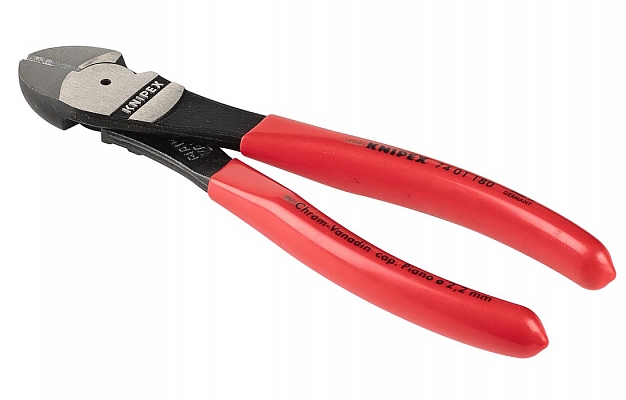 KN-7401180 Бокорезы Knipex 74 01 180мм с высоким соотношением плечевого рычага внешний вид 3