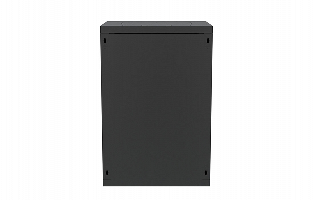 Шкаф телекоммуникационный настенный разборный черный 19”,18U(600x550), ШТ-НСр-18U-600-550-П-Ч дверь перфорированная ССД внешний вид 3