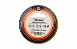 KR-09-2207 Изолента ПВХ KRANZ 0.13х19 мм, 25 м, желто-зеленая упаковка 5 роликов внешний вид 1