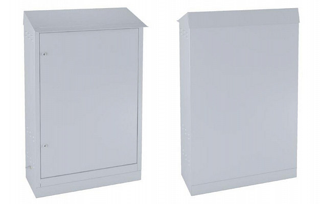 Шкаф распределительный уличный двойной ШРУД-600  укомплектованный ССД внешний вид 2
