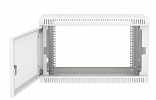 Шкаф телекоммуникационный настенный разборный 19”,6U(600x550), ШТ-НСр-6U-600-550-П дверь перфорированная ССД внешний вид 4