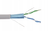 LC1-C5E02-311 ITK F/UTP Twisted Pair Communication Cable, Cat.5E, 2x2x24AWG Solid, PVC, 500 m, Grey внешний вид 1