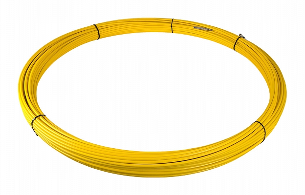 Запасной стеклопластиковый пруток для УЗК ССД D=11 мм L=150 м (желтый) внешний вид 3