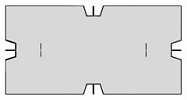 Крышка экранированная универсальная для разветвительных лотков (КЭУ) внешний вид 2