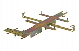 Кронштейн для крепления на столб муфт МКО-П2, П2-М, МПО-Ш2 ССД внешний вид 1