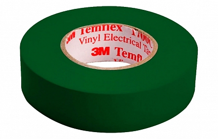 Temflex 1300 Лента изоляционная зелёная 19мм 20м
