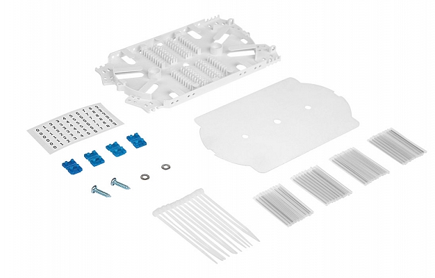 CCD KT-3645 Splice Tray Kit (cable ties, markers, KDZS - 40 pcs., hinges, cover) внешний вид 4