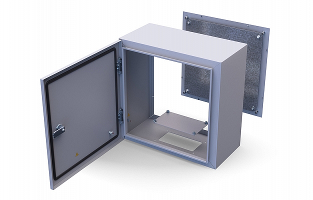 Шкаф электротехнический навесной ШЭН-400-400-150 внешний вид 2