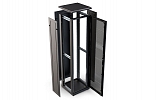 CCD ShT-NP-M-47U-600-600-P-Ch  19", 47U (600x600) Floor Mount Telecommunication Cabinet, Perforated Front Door, Black внешний вид 2