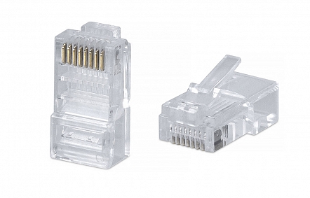 WRline WR-8P8C-C5E Коннектор RJ-45 под витую пару,...