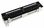 04-0020 REXANT Wall Mount Patch Panel, 12 RJ-45 Ports, Cat. 5е