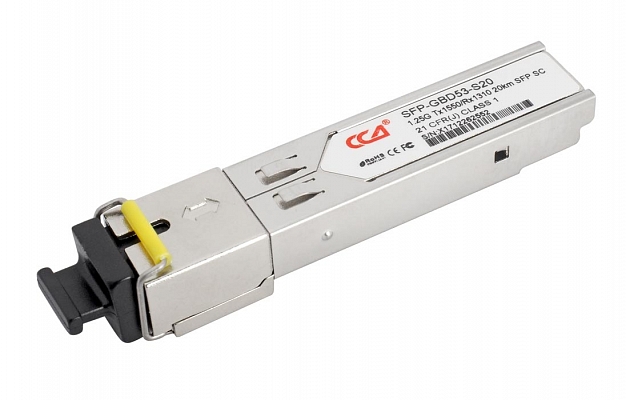 SFP WDM 1.25G Tx1550/Rx1310 20km SC внешний вид 1