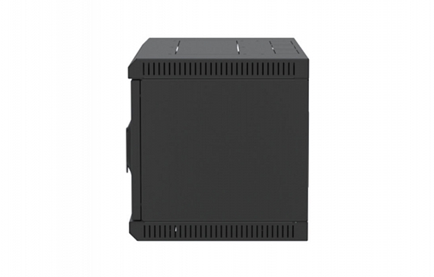 Шкаф телекоммуникационный настенный разборный черный 19”,6U(600x550), ШТ-НСр-6U-600-550-П-Ч дверь перфорированная ССД внешний вид 5