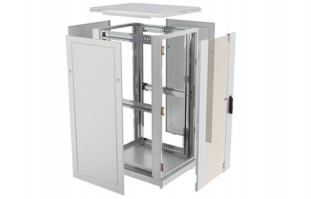 Шкаф телекоммуникационный напольный 19",33U(600x600), ШТ-НП-33U-600-600-С, передняя дверь стекло ССД внешний вид 9