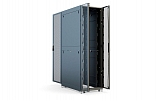 Шкаф телеком. напольный серверный ЦОД 19",45U(600x1200) , ШТ-НП-СЦД-45U-600-1200-П2П передняя дверь перфорированная,задняя перф.двойная. RAL9005 внешний вид 4