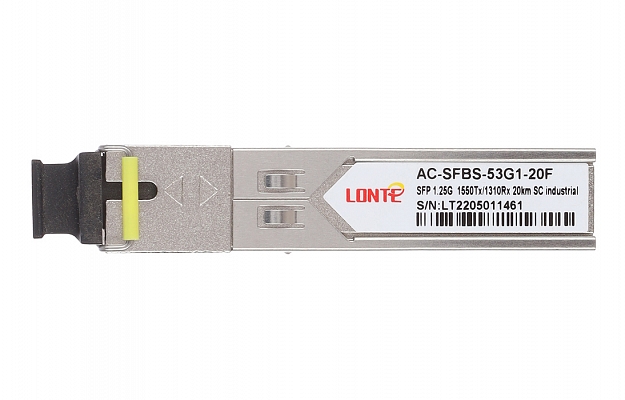 Модуль SFP WDM 1.25G Tx1550/Rx1310 20km SC DDM  Industrial внешний вид 2