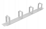 Органайзер кабельный горизонтальный 4 кольца ОКГ-19"-1U ССД внешний вид 2