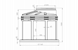 Колодец пластиковый кабельный ККТ-3-ССД внешний вид 4