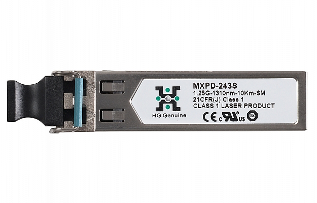 Трансивер MXPD-243S (SFP 1.25G 1310nm 10km LC SM DDM) внешний вид 2