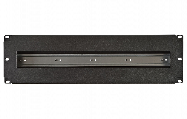 CCD 19"3U-Ch  DIN Rail Panel, Black внешний вид 5