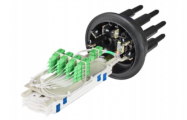 Муфта-кросс МКО-Г3/С09-1PLC16-SC/APC-20SC-18SC/APC-18SC/APC ССД внешний вид 2