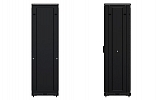 Шкаф телекоммуникационный напольный 19",42U(600x800), ШТ-НП-М-42U-600-800-С-Ч, передняя дверь стекло, цвет черный ССД внешний вид 5