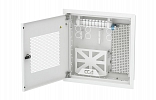 Шкаф квартирный телекоммуникационный встраиваемый с радиопрозрачной дверцей ШТ-НСс пустой ССД внешний вид 2