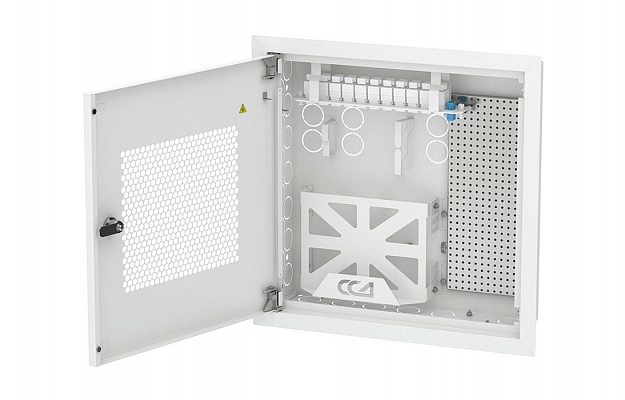 CCD ShT-NSs Apartment Built-In Telecommunication Cabinet, Radio Transparent Door, Empty внешний вид 2