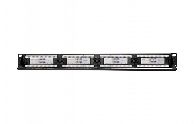 02-0231 REXANT PRO Патч-панель с кабельным органайзером 19", 1U, 24 порта, RJ-45, CAT 6, UTP внешний вид 2
