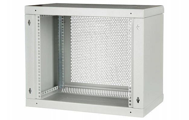 CCD ShT-NSr-18U-600-350-P  19", 18U (600x350) Wall Mount Dismountable Telecommunication Cabinet, Perforated Door внешний вид 3