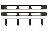 CCD OKO-19"-1U Horizontal Cable Organizer with Pass-Through Holes, Black (4 rings) внешний вид 4