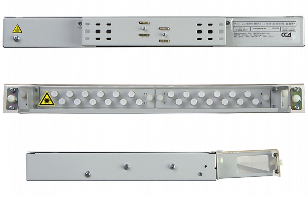 CCD ShKOS-VP-1U/2 -24FC/ST-24FC/D/SM-24FC/UPC Patch Panel внешний вид 7