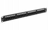 04-0021 REXANT Патч-панель 19", 1U, 24 порта RJ-45, категория 5e