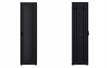 CCD ShT-NP-M-47U-800-1000-S-Ch  19", 47U (800x1000) Floor Mount Telecommunication Cabinet, Glass Front Door, Black внешний вид 3