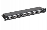 PP24-1UC6S-D05 ITK 1U патч-панель кат.6 STP, 24 порта (Dual), с кабельным органайзером внешний вид 1