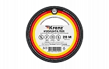 KR-09-2606 Изолента ПВХ KRANZ 15 мм х 20 м, черная, упаковка 10 роликов