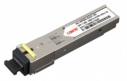 SFP 1.25G Tx1550/Rx1310 20km SC DDM