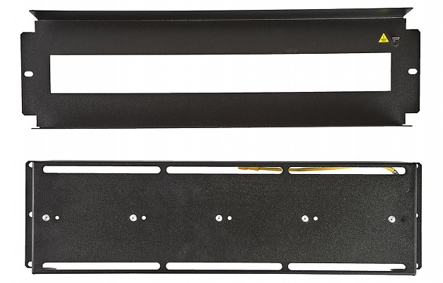 CCD 19"3U-Ch  DIN Rail Panel, Black внешний вид 7